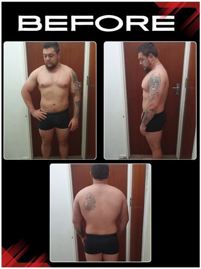 Client transformation before - professional male executive