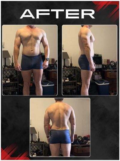 Client transformation after - executive over 35 showing results