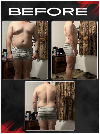 Client transformation before - executive over 35